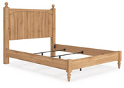 Aleaport Queen Panel Bed with Dresser and Nightstand in Warm Brown - PKG022650