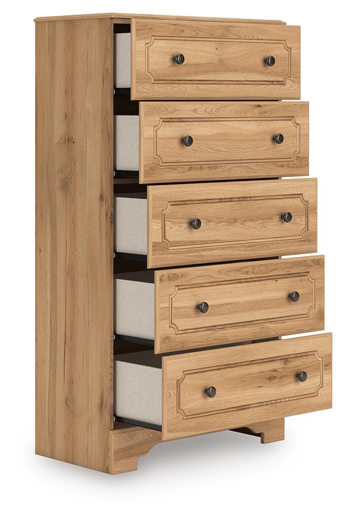 Aleaport Warm Brown Chest of Drawers - PCB1075-46