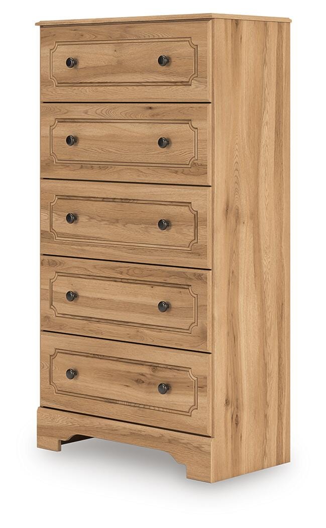 Aleaport Warm Brown Chest of Drawers - PCB1075-46