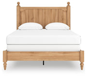 Aleaport Warm Brown Queen Panel Bed - PCB1075B7