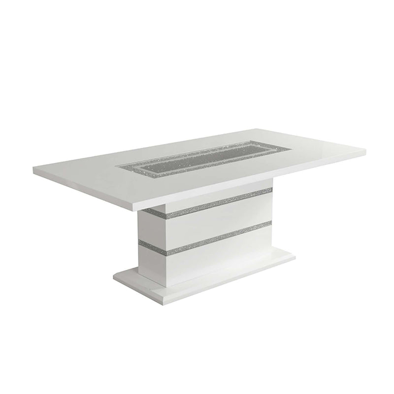 Aledo White Dining Set - Lara FurnitureDining Room Set