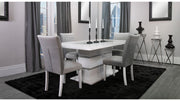 Aledo White Dining Set - Lara FurnitureDining Room Set