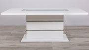 Aledo White Dining Set - Lara FurnitureDining Room Set