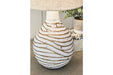 Aleela White/Gold Finish Table Lamp - Gate FurnitureTable Lamp