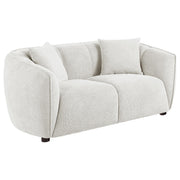 Aleisha 2-piece Fabroc Upholstered Sofa Set Sand - 503064-S2