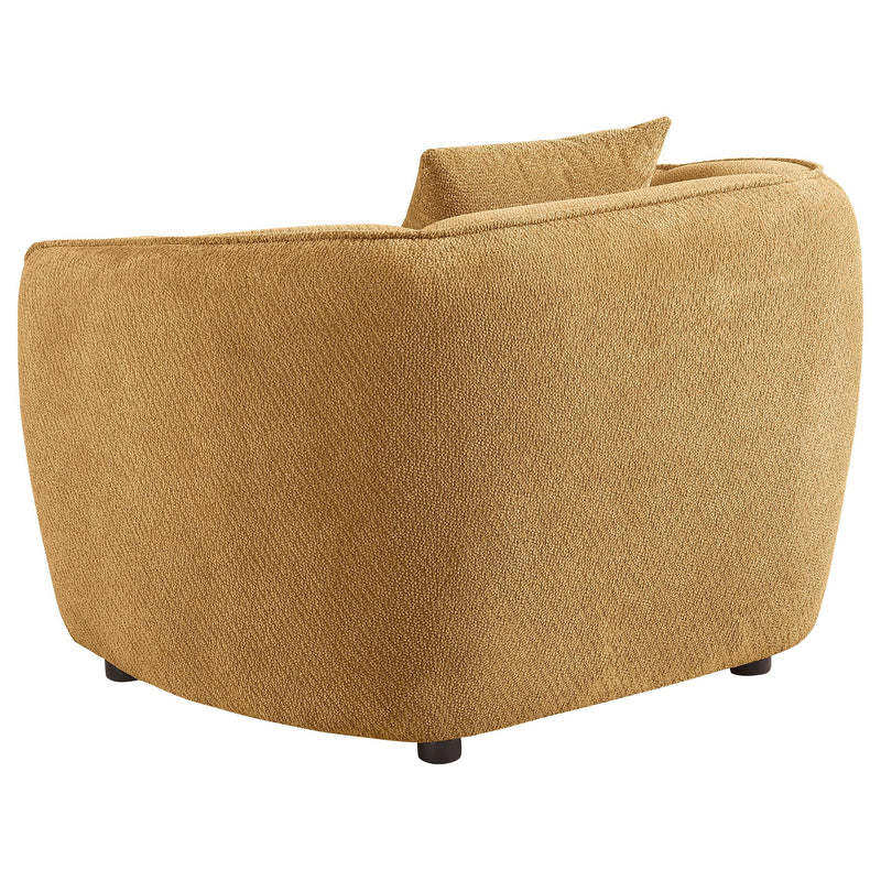 Aleisha 3-piece Fabric Upholstered Sofa Set Mustard Yellow - 503061-S3