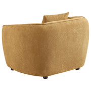 Aleisha Fabric Upholstered Accent Chair Mustard Yellow - 503063