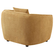 Aleisha Fabric Upholstered Accent Chair Mustard Yellow - 503063