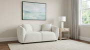Aleisha Fabric Upholstered Loveseat Sand - 503065