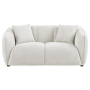 Aleisha Fabric Upholstered Loveseat Sand - 503065