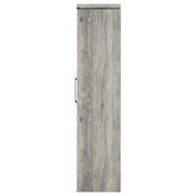 Alejo 2-door Engineered Wood Tall Cabinet Grey Driftwood - 950783