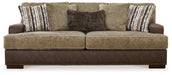 Alesbury Sofa and Loveseat in Chocolate - Gate FurnitureLiving Room Set