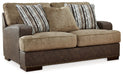 Alesbury Sofa and Loveseat in Chocolate - Gate FurnitureLiving Room Set