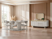 Alessa Al Dining Chair (6 PCS) in Cream - 200-ALT-ALS-DC-6