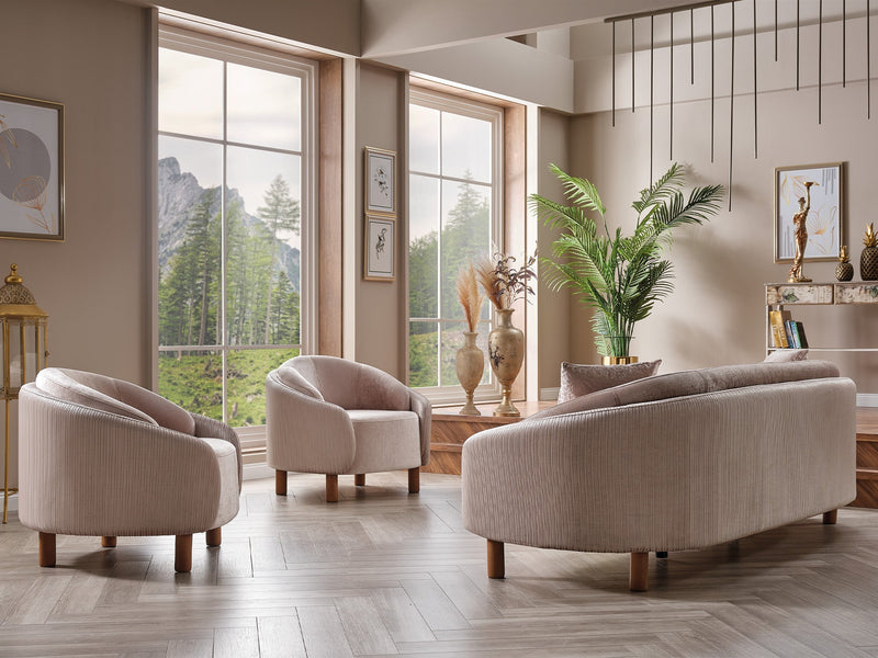 Alessa Chair Cream in Cream - 101-ALE-SZ245-B