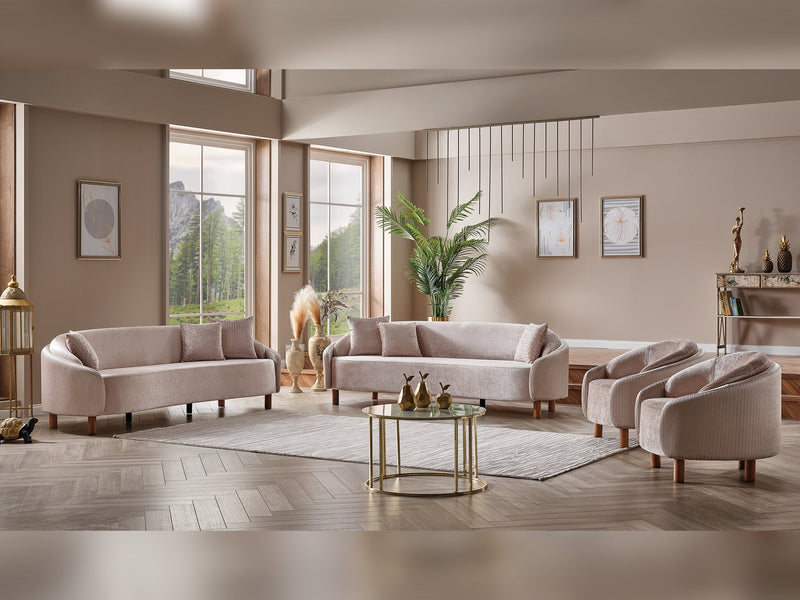 Alessa Chair Cream in Cream - 101-ALE-SZ245-B