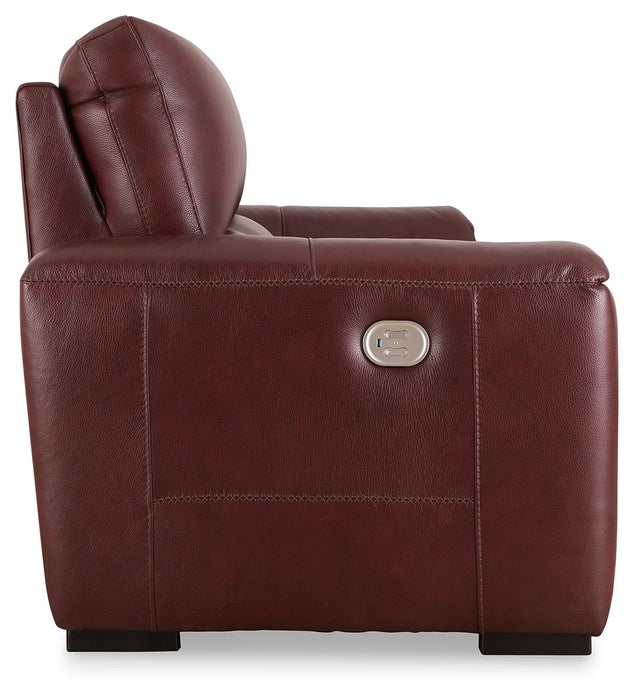 Alessandro Garnet Power Reclining Sofa - Gate FurniturePower Reclining Sofa