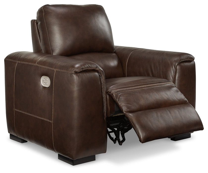 Alessandro Walnut Power Recliner - Gate FurniturePower Recliner