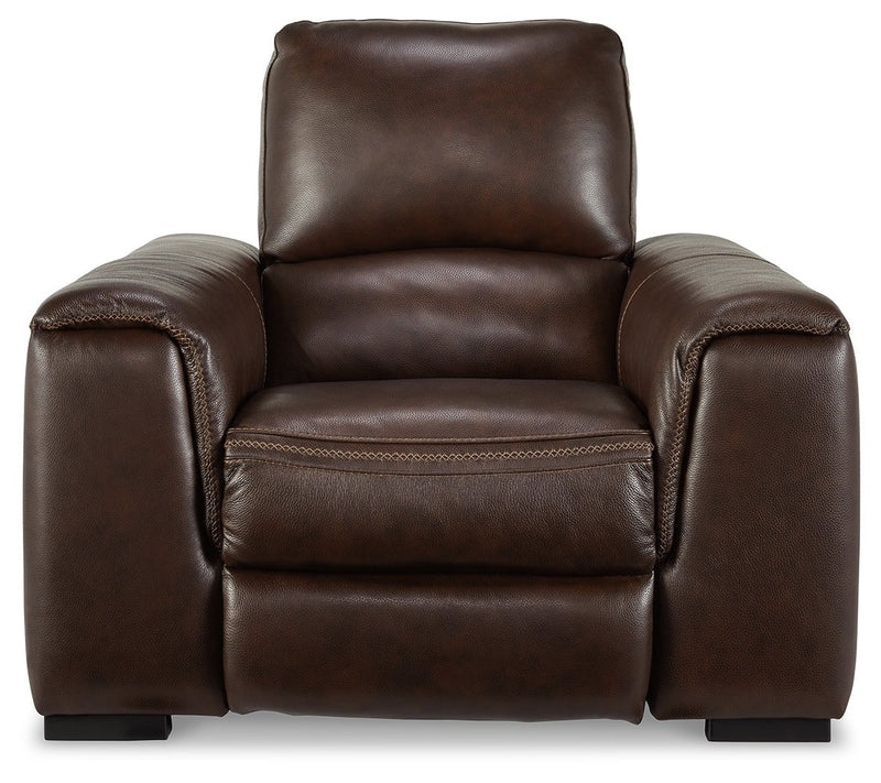 Alessandro Walnut Power Recliner - Lara FurniturePower Recliner