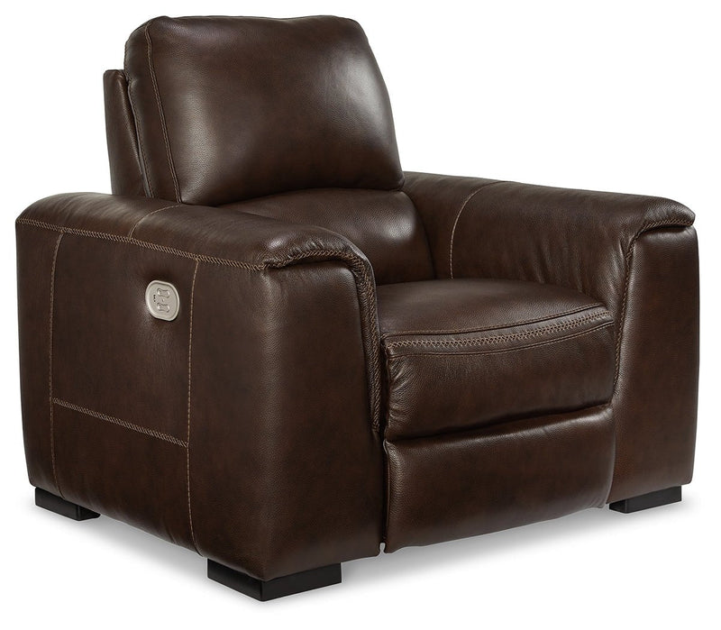 Alessandro Walnut Power Recliner - Lara FurniturePower Recliner