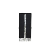 Alexa - Black Fully Upholstered Chairs with Faux Marble Accents - D224-C