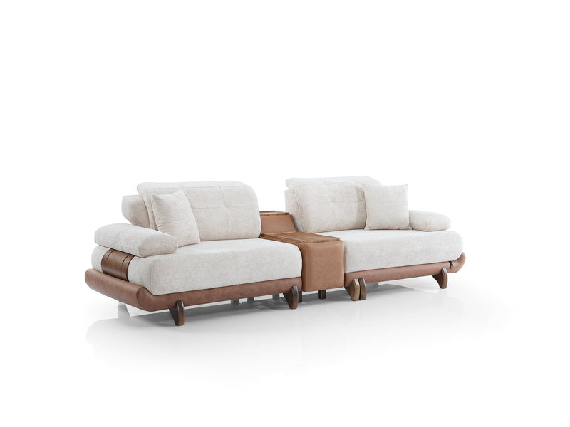 Alexa Module Sofa Cream in Cream - 101-URL-ANG20-3M