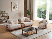Alexa Module Sofa Cream in Cream - 101-URL-ANG20-3M