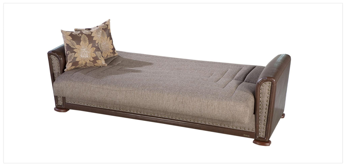 Alfa 3 Seat Sleeper 2pcs (Redeyef Brown) - Gate FurnitureLiving Room Set