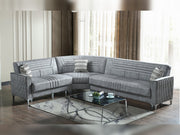 Alfa Sectional Sofa in Grey - 200-ELIF-ALF-A157-S