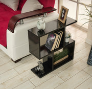 Alfa Side Table - Bookcase in Black - 710-ALF-BC-BLACK