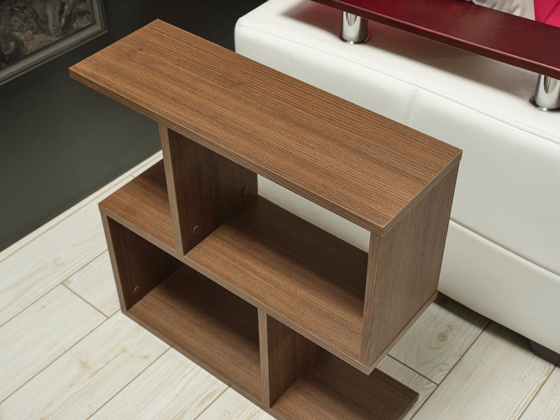 Alfa Side Table - Bookcase in Black - 710-ALF-BC-BLACK
