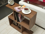 Alfa Side Table - Bookcase in Walnut - 710-ALF-BC-WALNUT
