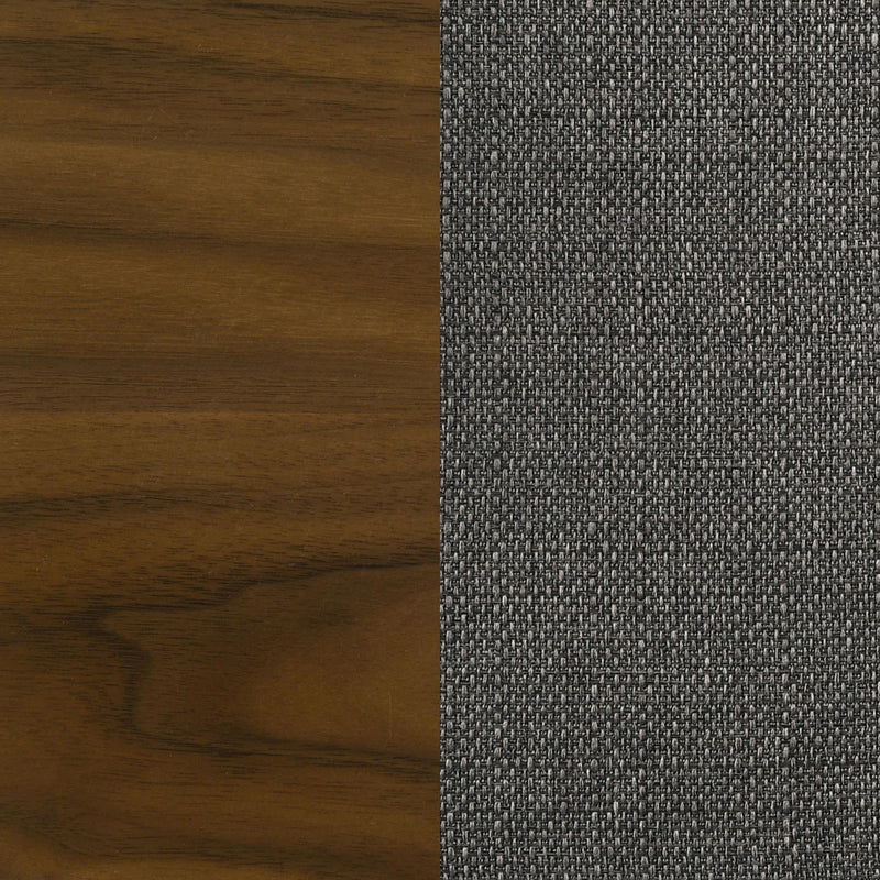 Alfredo Dining Side Chair Grey and Natural Walnut (Set of 2) - 108082