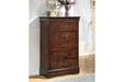Alisdair Dark Brown Chest of Drawers - Gate FurnitureChest