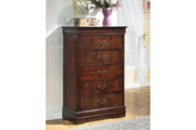 Alisdair Dark Brown Chest of Drawers - Lara FurnitureChest