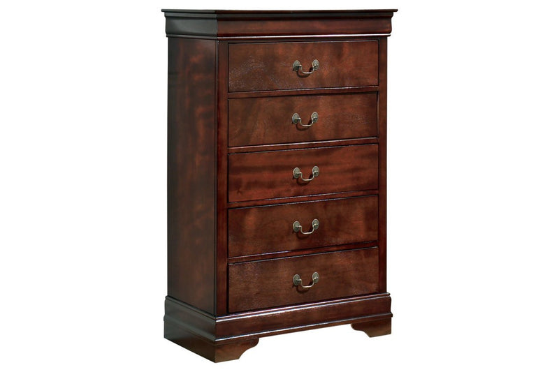 Alisdair Dark Brown Chest of Drawers - Lara FurnitureChest