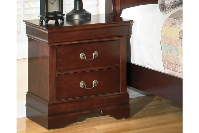 Alisdair Dark Brown Nightstand - Lara FurnitureNightstand