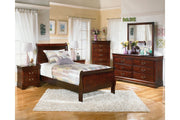 Alisdair Dark Brown Nightstand - Lara FurnitureNightstand
