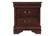 Alisdair Dark Brown Nightstand - Lara FurnitureNightstand
