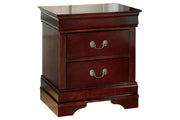 Alisdair Dark Brown Nightstand - Lara FurnitureNightstand