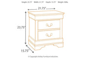 Alisdair Dark Brown Nightstand - Lara FurnitureNightstand
