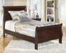 Alisdair Dark Brown Twin Sleigh Bed - Gate FurnitureTwin Bed