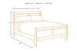 Alisdair Reddish Brown Queen Sleigh Bed - Gate FurnitureQueen Bed