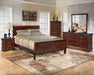 Alisdair Reddish Brown Sleigh Bedroom Set - Gate FurnitureBedroom Set