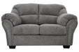 Allmaxx Pewter Loveseat - Gate FurnitureLoveseat