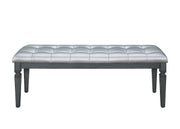 Allura Gray Bedroom Bench - Lara FurnitureAccent Bench