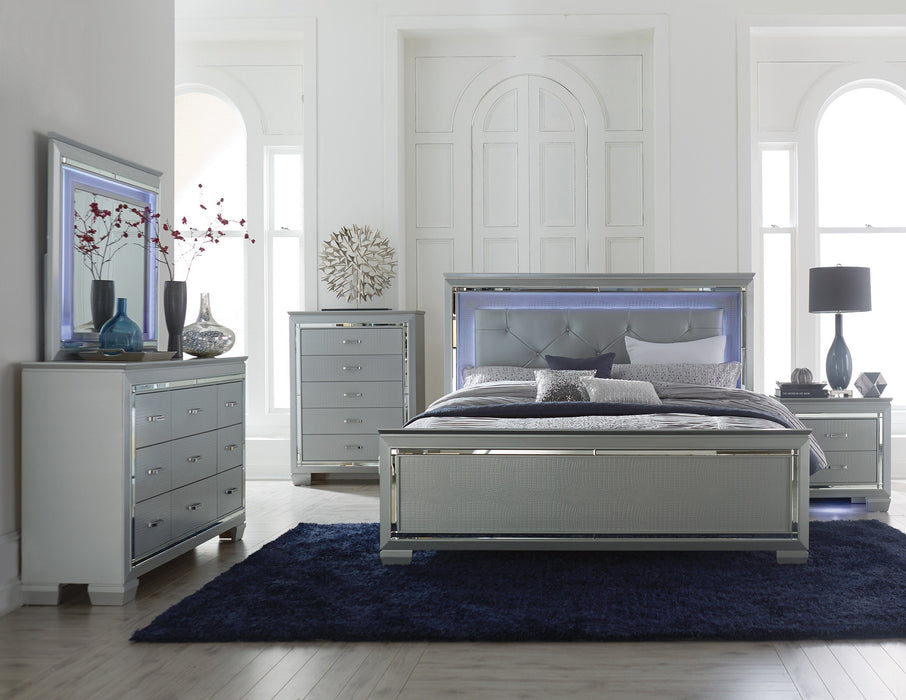 Homelegance Allura Silver Dresser w/ 9 Drawers Homelegance Allura Silver Dresser w/ 9 Drawers