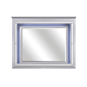 Allura Silver LED Mirror - Lara FurnitureMirror