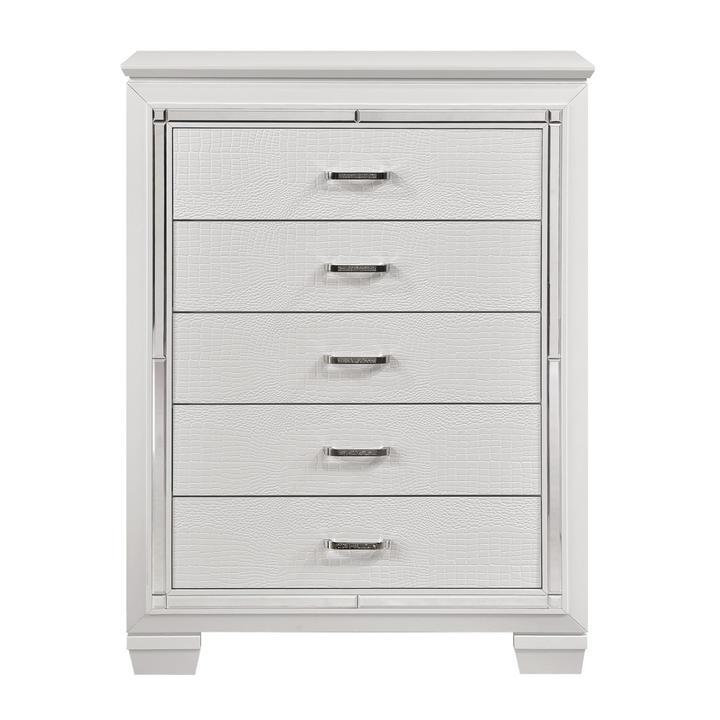 Allura White Chest - Lara FurnitureChest