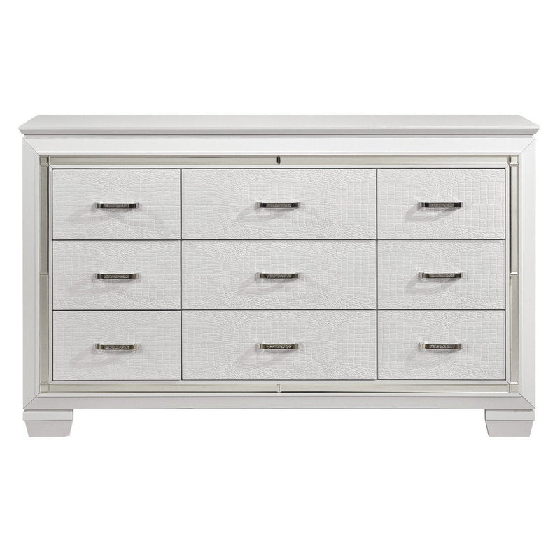 Allura White Dresser - Lara FurnitureDresser